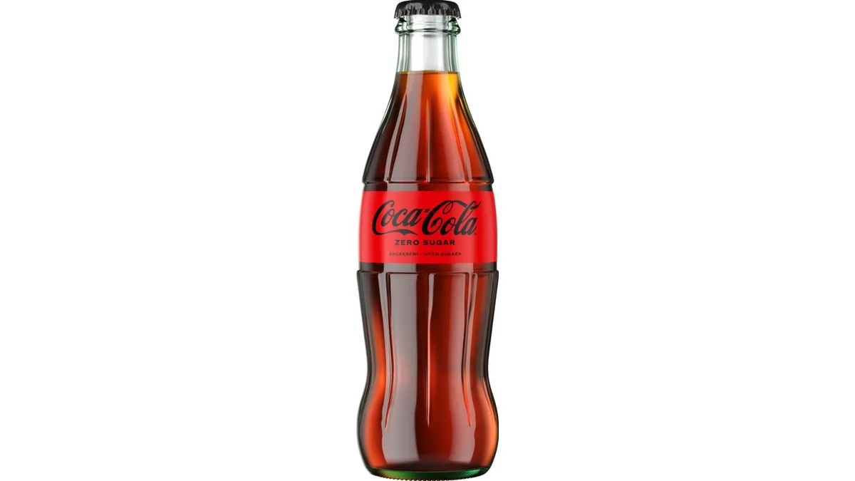 Coca-Cola Zero Sugar Glasflaska 33cl