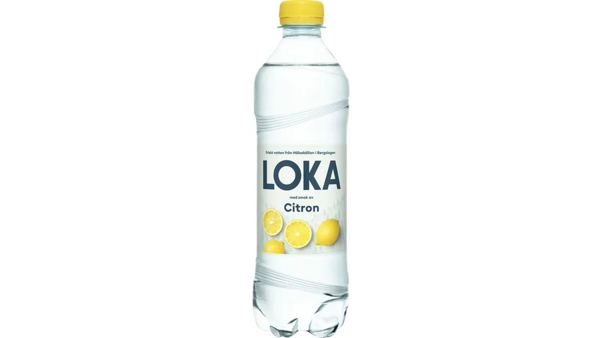 Bubbelvatten Citron 50cl - Loka