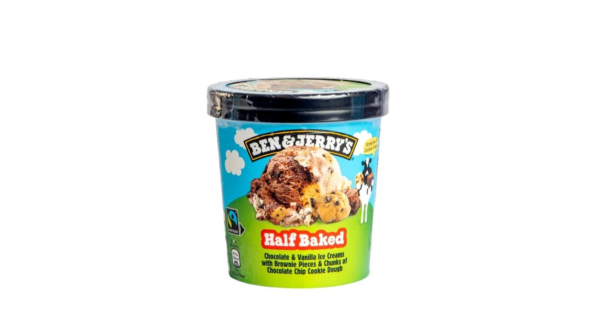 ❄️ Glass Half Baked 465ml - Ben & Jerry's