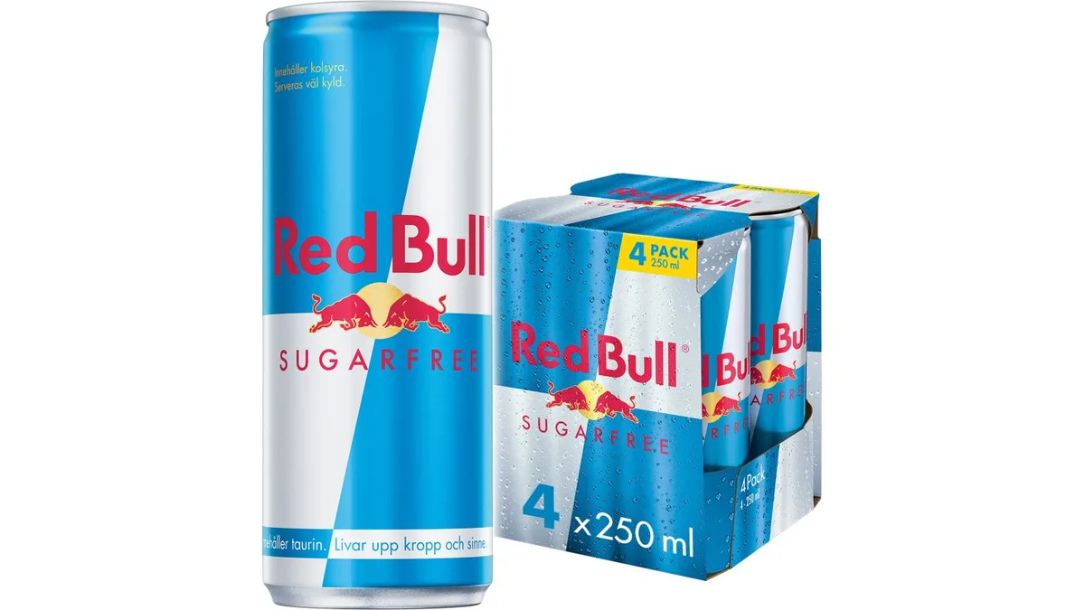 Energidryck Sockerfri 4x250ml - Red Bull
