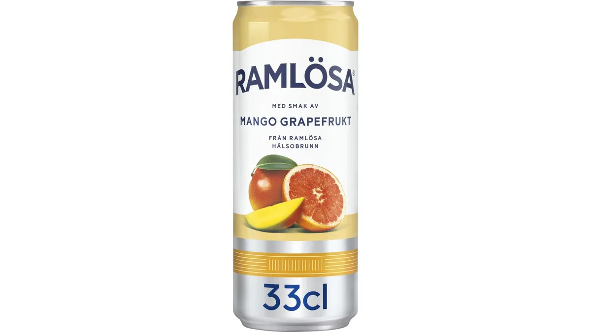 Bubbelvatten Mango & Grape 33cl - Ramlösa