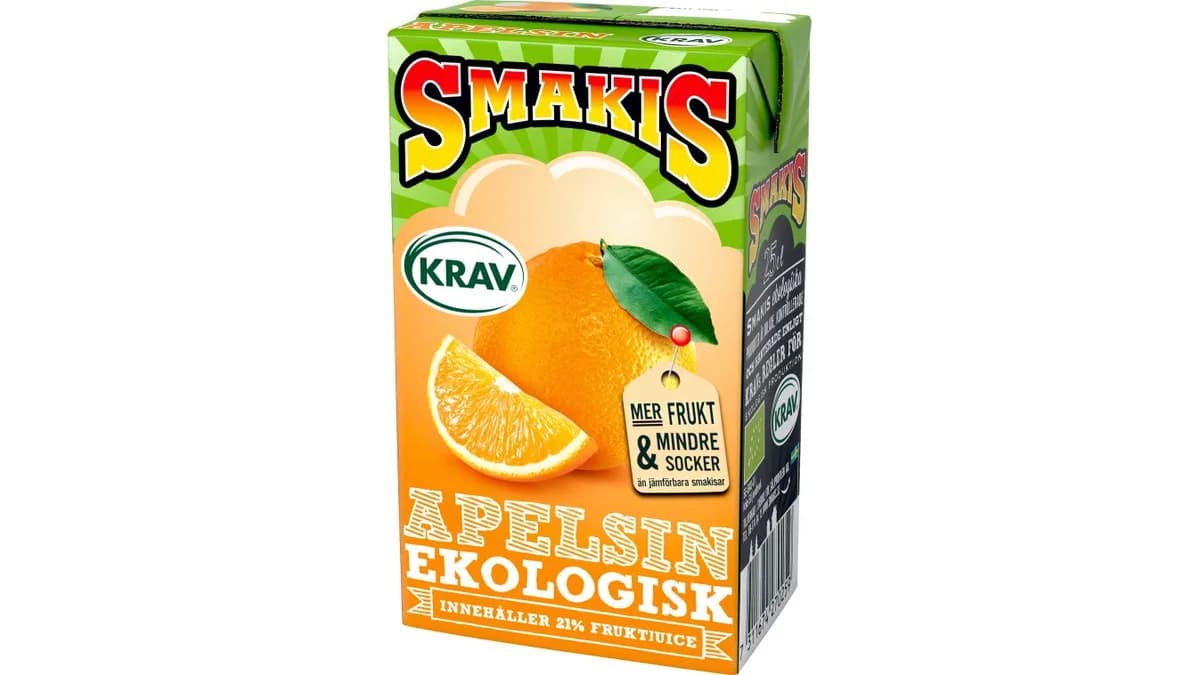 Fruktdryck Apelsin 250 ml - Smakis
