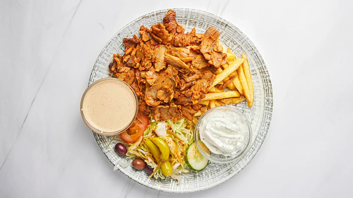Fläskgyros + Dryck