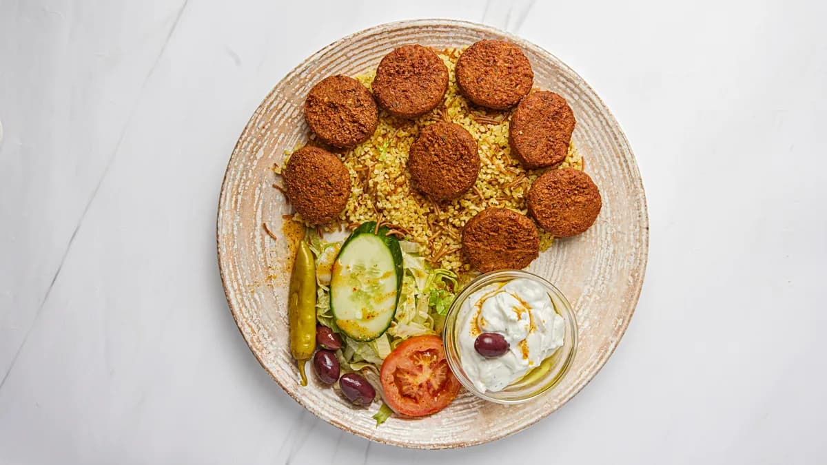 Falafeltallrik
