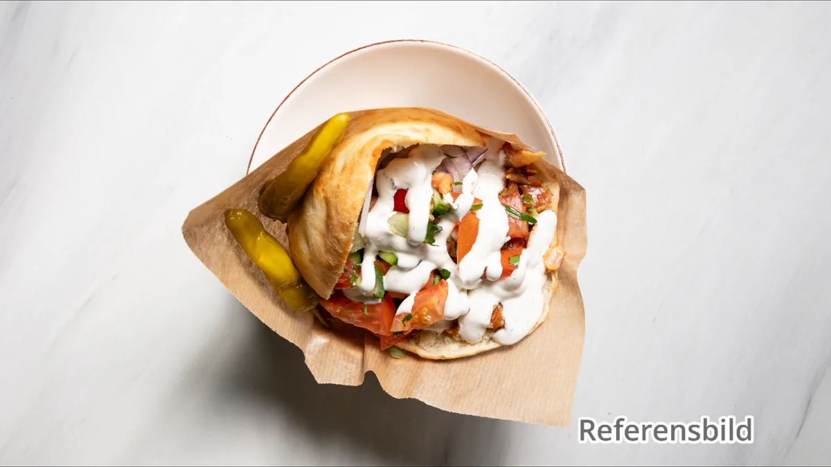 Gyros med bröd