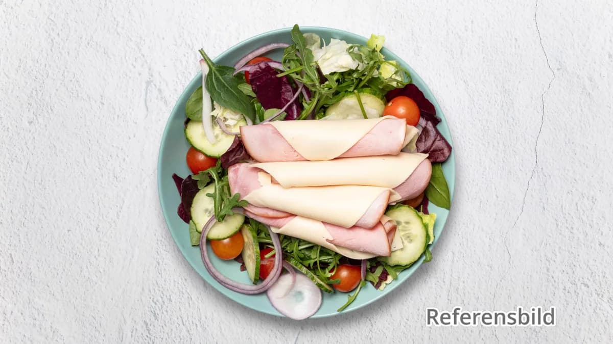 Insalata di Formaggi e Prosciutto Cotto