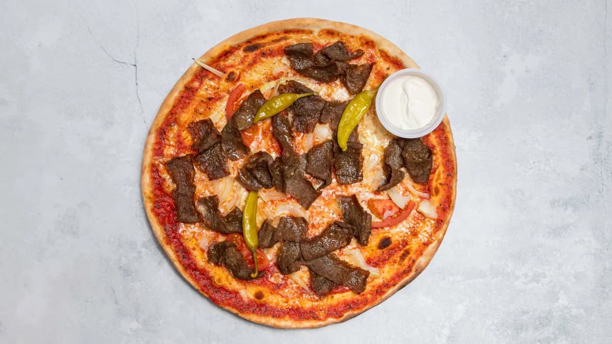 Kebab Pizza