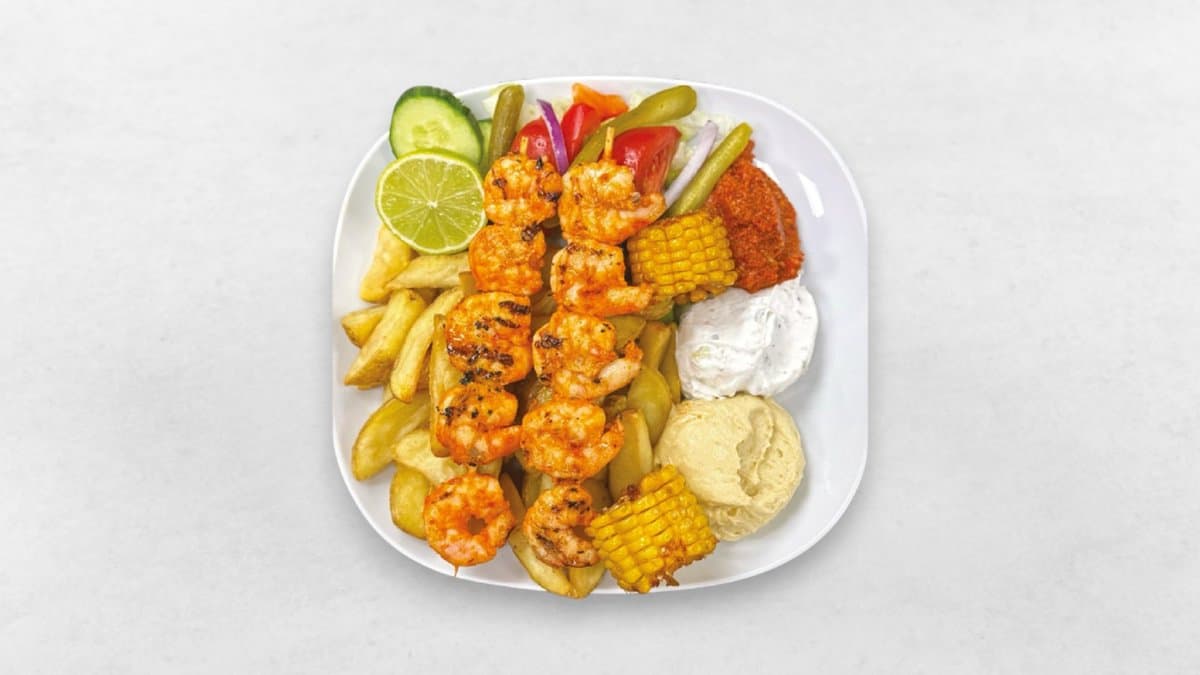 Scampi på Spett
