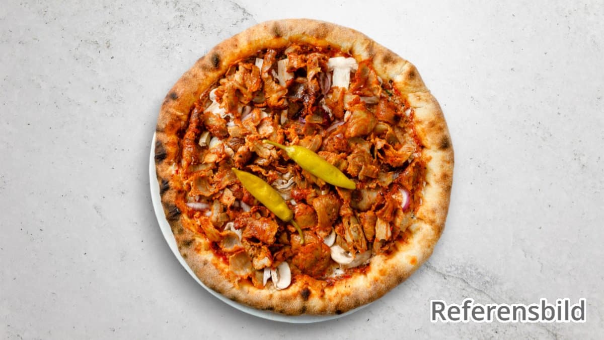 Kycklingkebabpizza