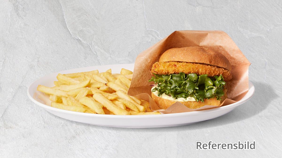 Kycklingburgare Med Pommes