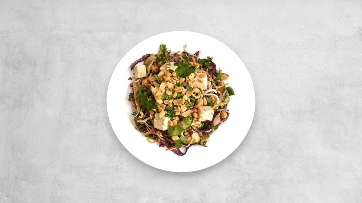Shredded Peanut Crunch Salad