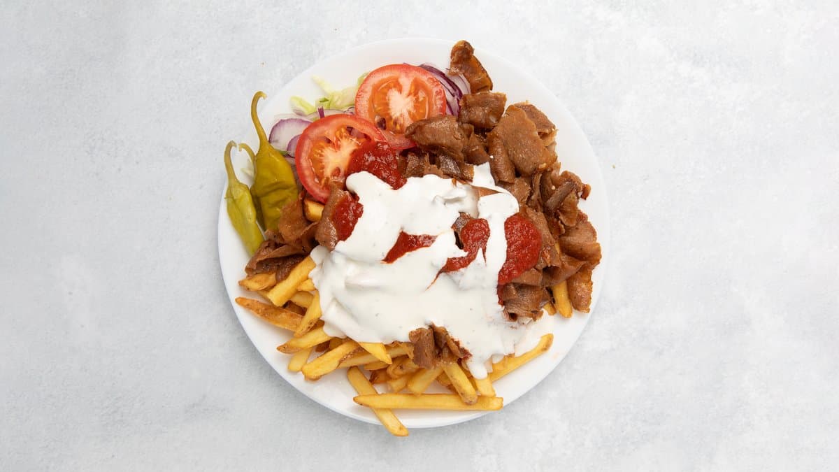 Kebabtallrik och Dryck