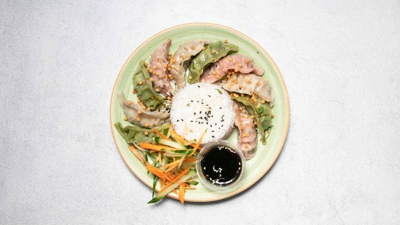 Ångade Dumplings Biff