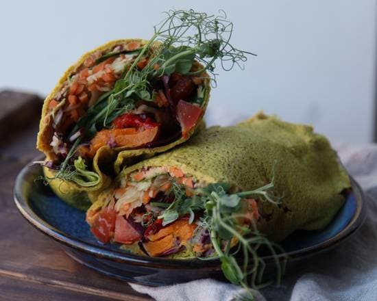 Pumpkin & Hummus Wrap