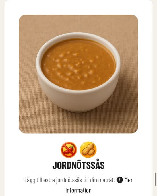 Jordnötssås