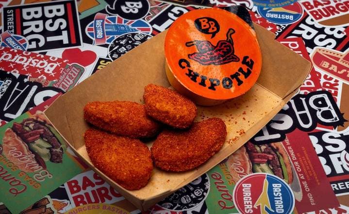 Spicy No Chicken Nuggets 4 pcs + Dip