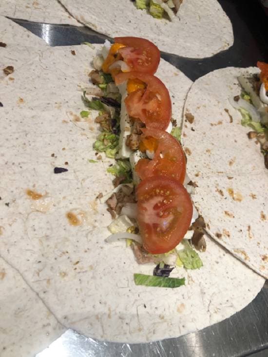 Grilled Pita Chicken/Halloumi