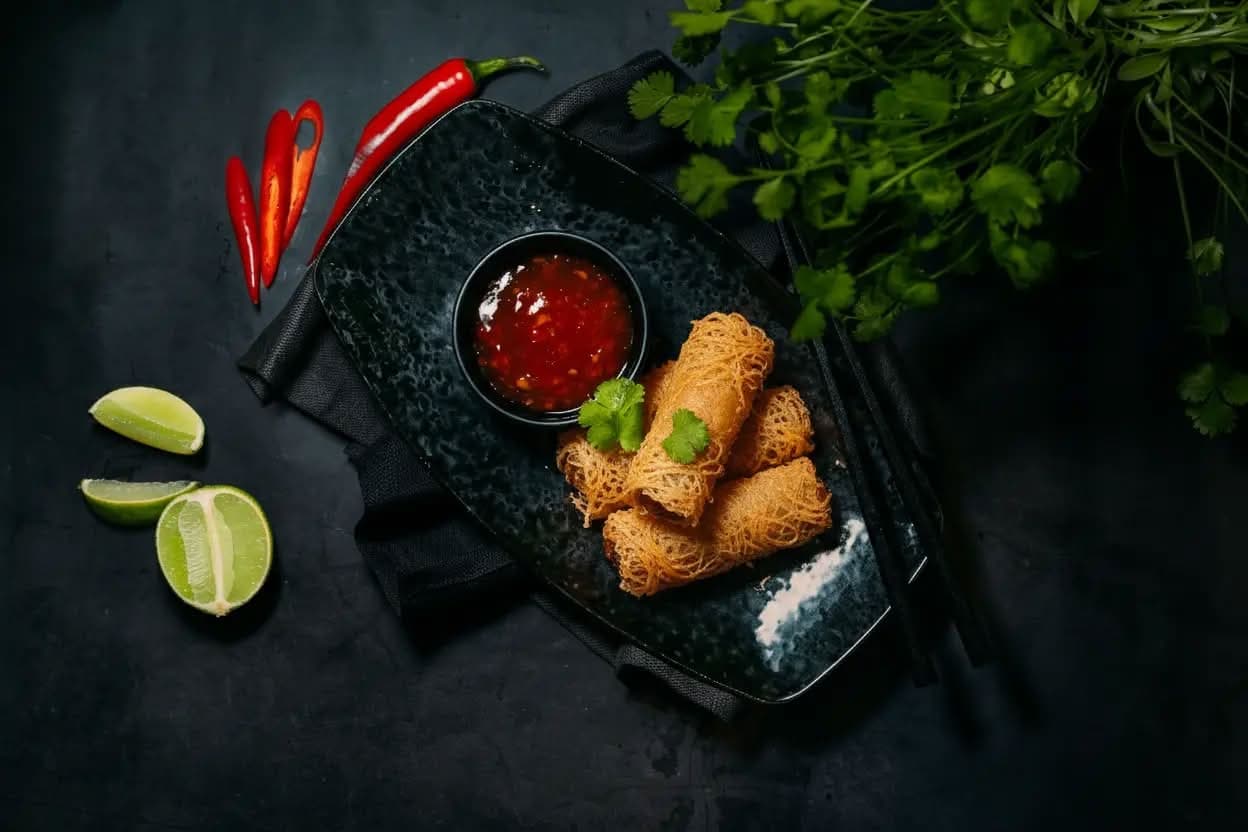 SAIGON FLUFFY SHRIMP SPRING ROLLS (4 STYCKEN)