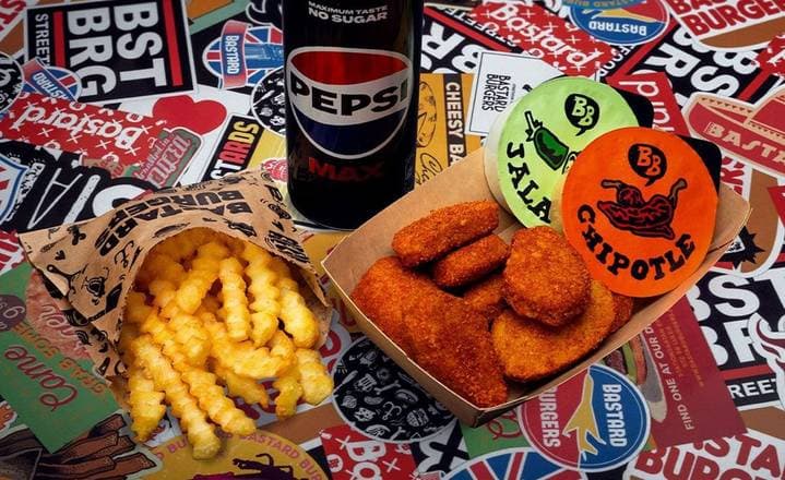 Spicy No Chicken Nuggets Meal 9 pcs