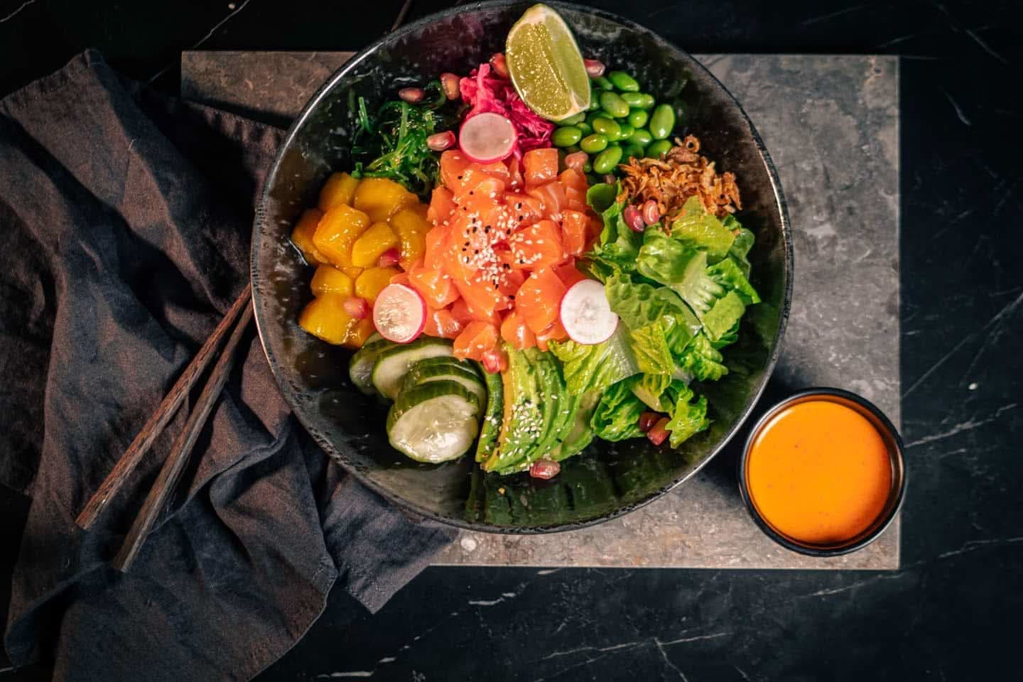 SALMON POKÉ BY PONG