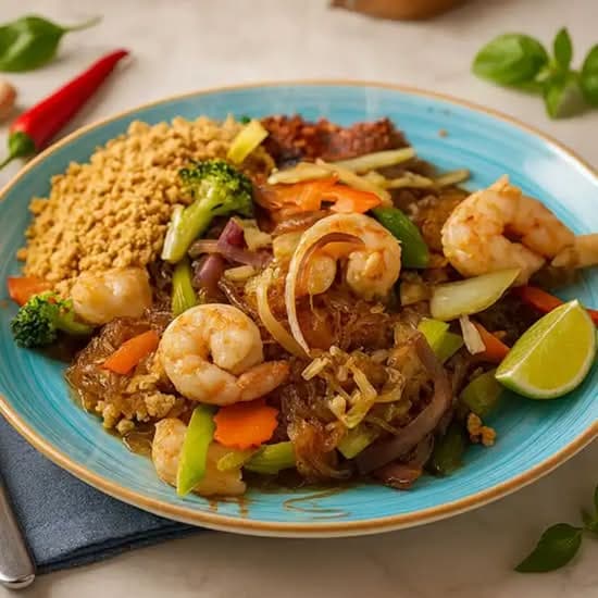 30. Pad Thai Glasnudlar