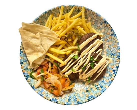 Vegansk Köftetallrik