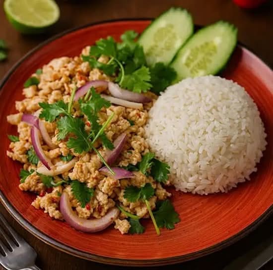 37. LAB fläsk färs sallad