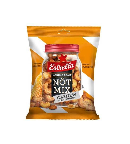 Estrella Nötmix Honung & Salt (175 g)