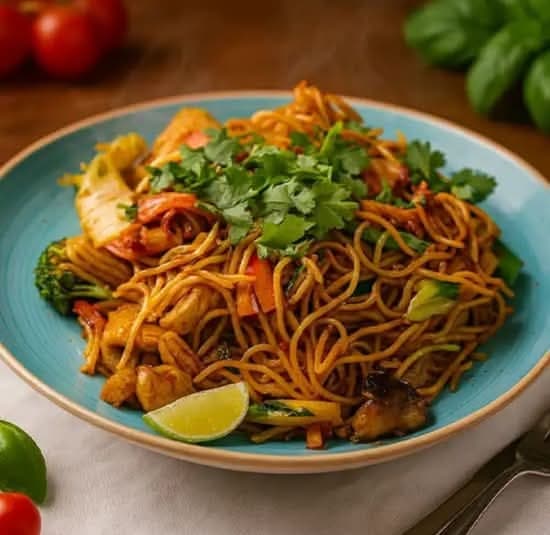 26. Mae thai spicey äggnudlar
