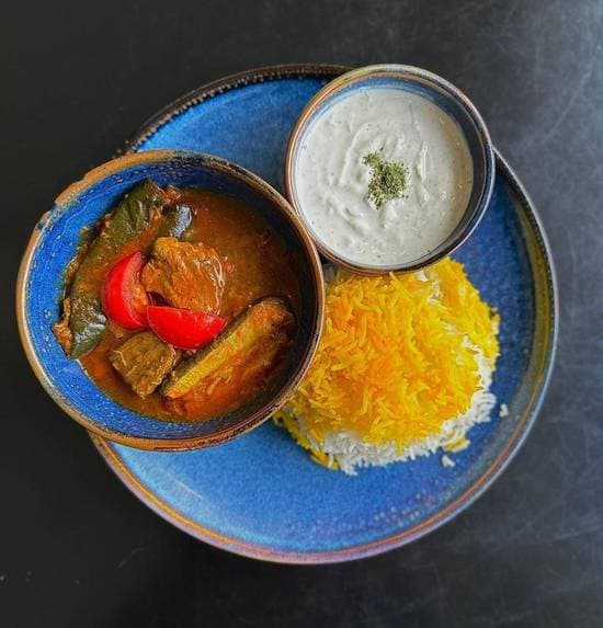 Aubergine & Zucchini Köttgryta