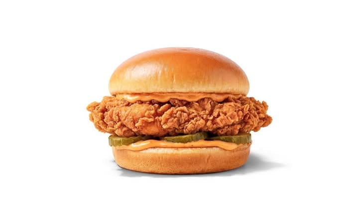 Spicy Kentucky Fried Chicken Sandwich