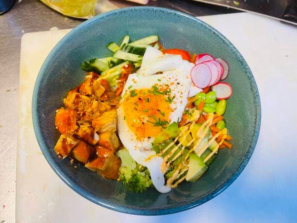 Bibimbap Kyckling
