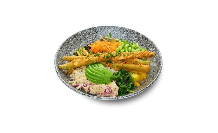 Tempura Asparagus Bowl
