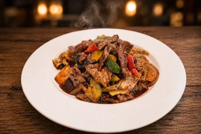 Black Pepper beef 黑椒牛肉