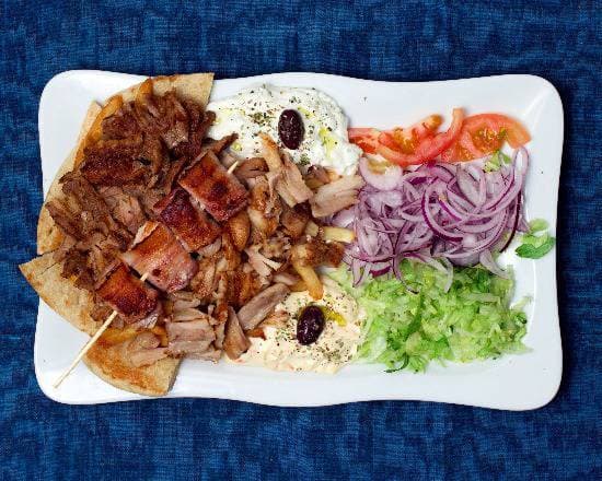 Souvlaki Mix Tallrik