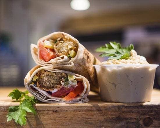 Grilled Pita Falafel