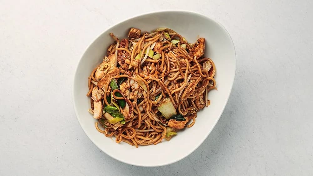Wokade Äggnudlar