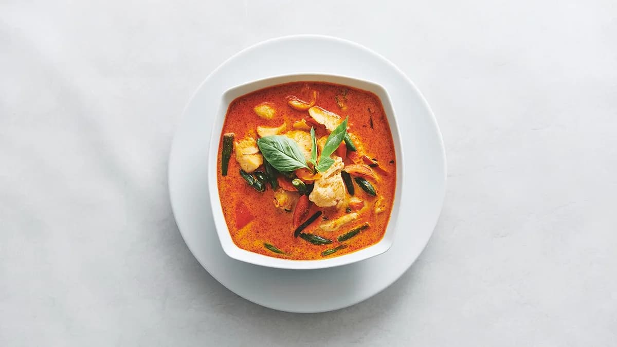 Röd Curry Wok & Kokosmjölk