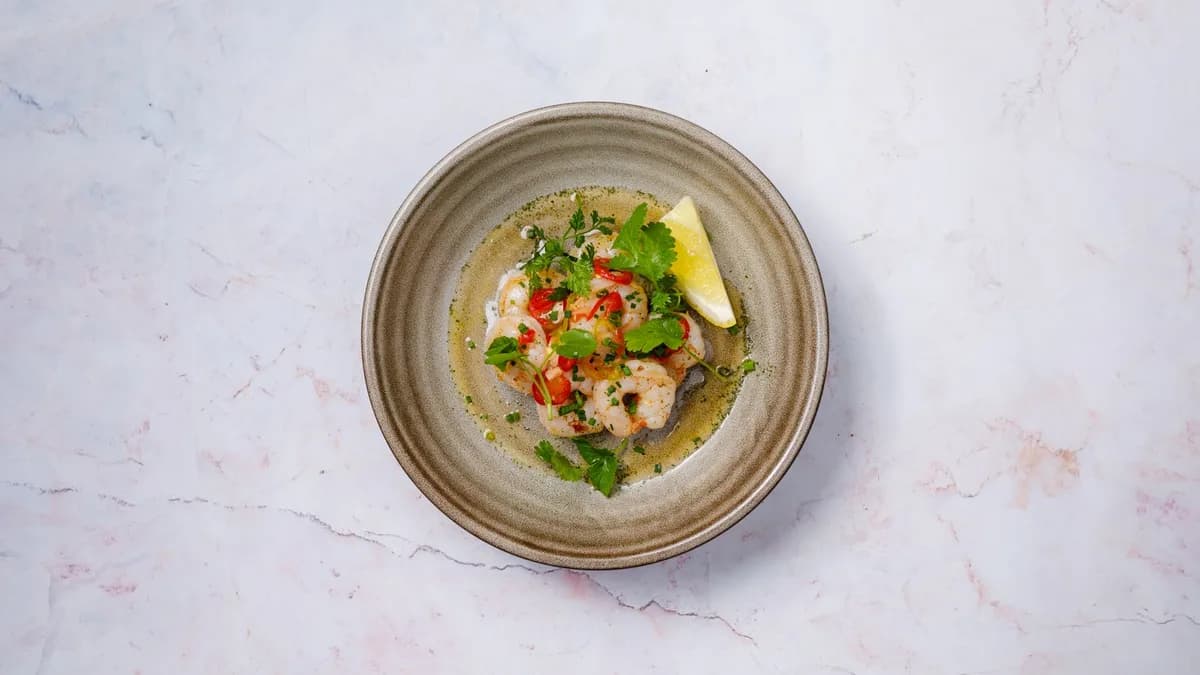 8. Grillade Jätteräkor med Vitlökssmör