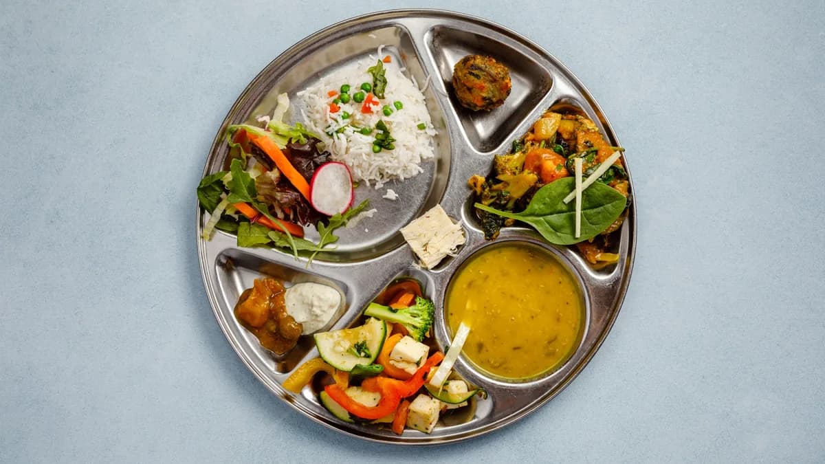 Vegetarisk Thali