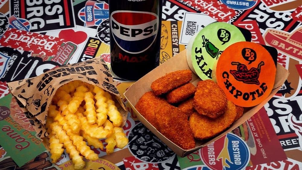 Spicy No Chicken Nuggets Meal 9 pcs