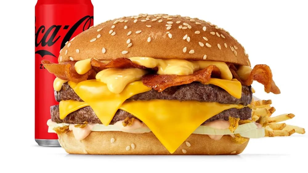 Cheddar Melt Beef 'n' Bacon-mål
