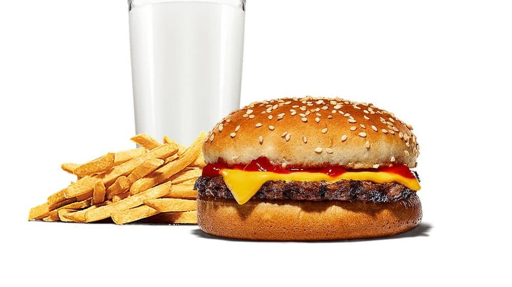 King Jr. Cheeseburger Meal