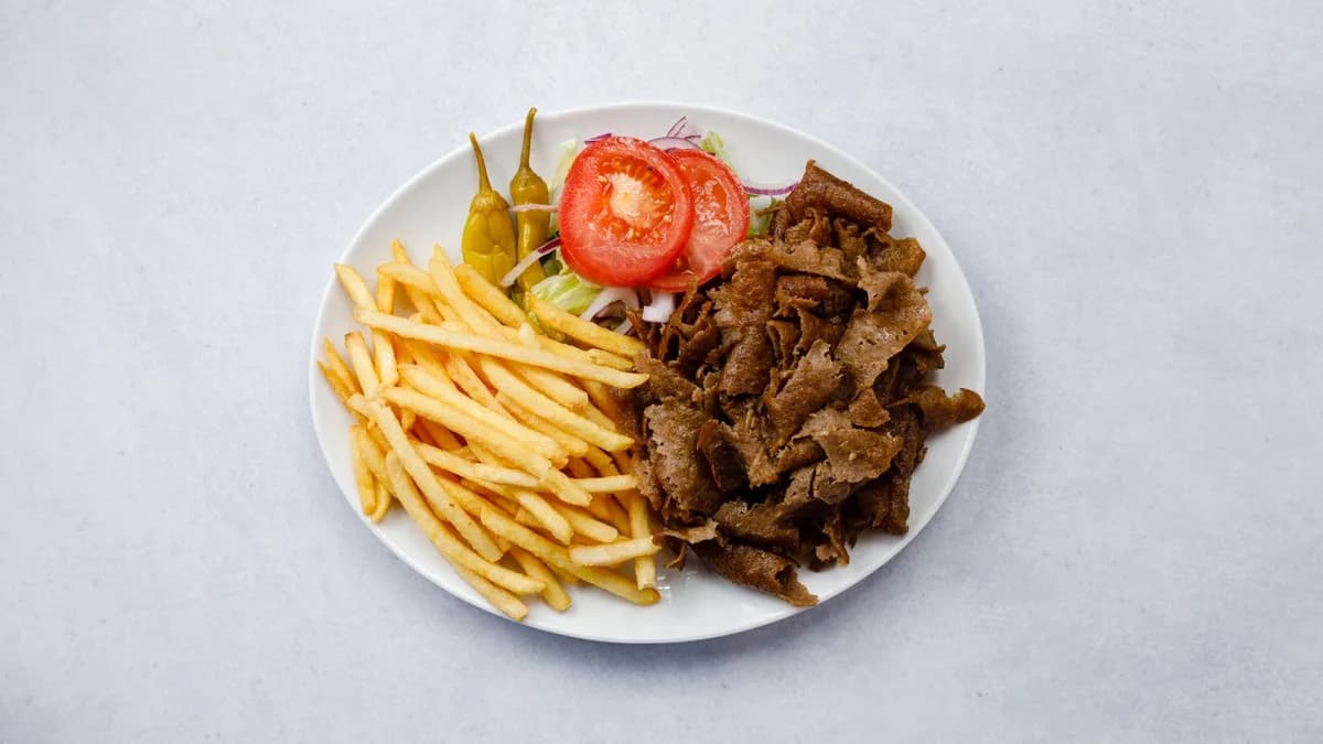 Vegansk Kebabtallrik