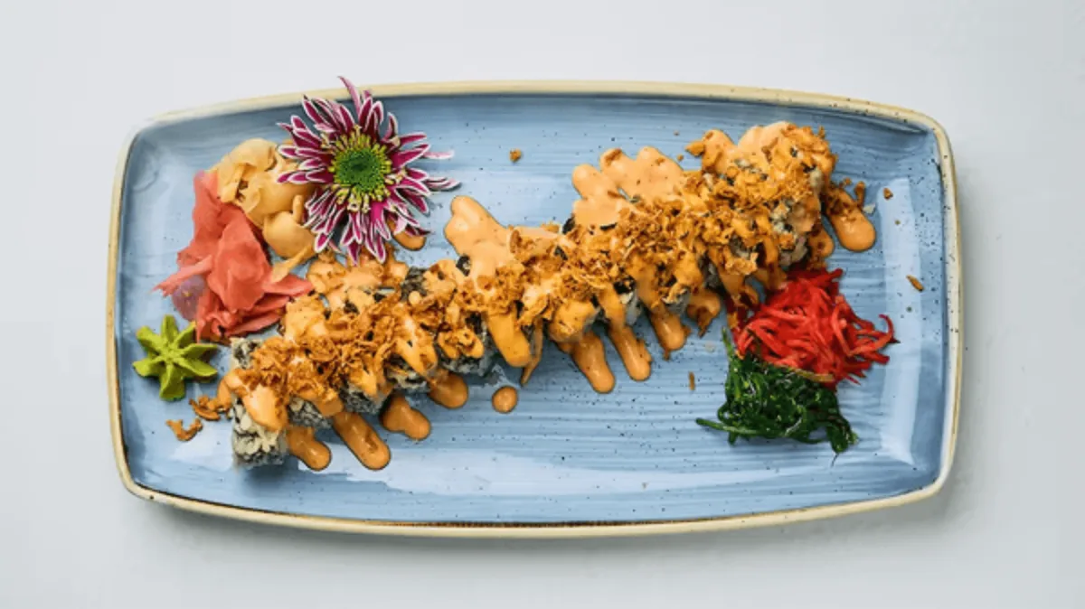 Friterad Vegetarisk Tempura Maki - 10 bitar