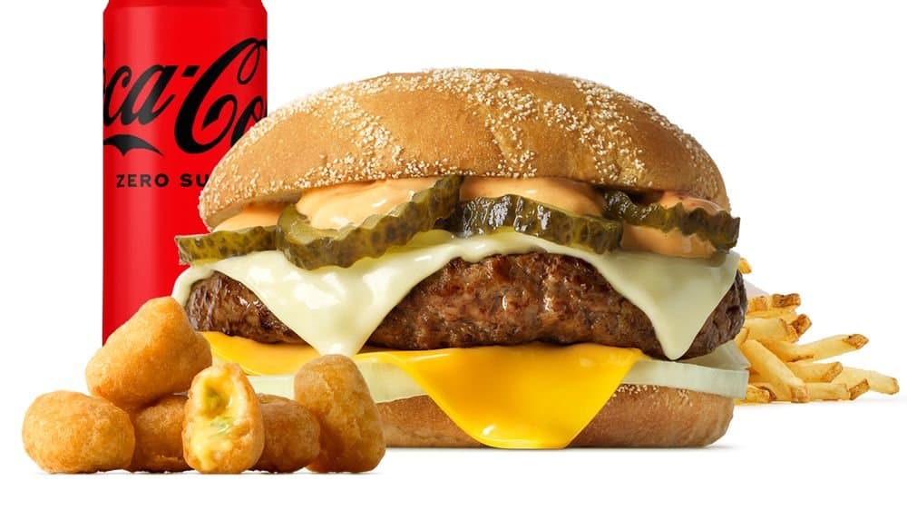 Triple Cheese-mål och 6 st Chili Cheese.
