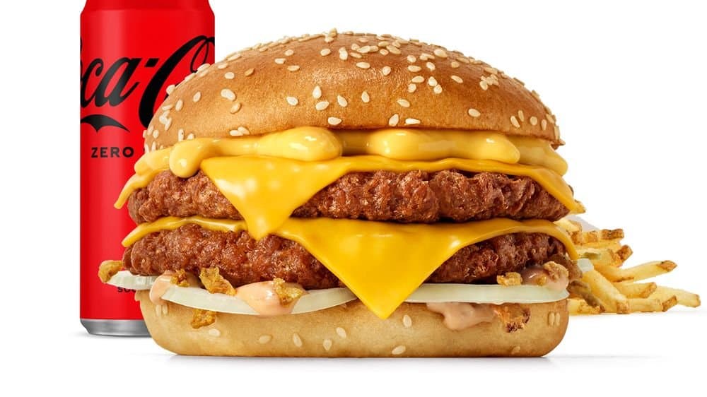Cheddar Melt Plant Beef-mål