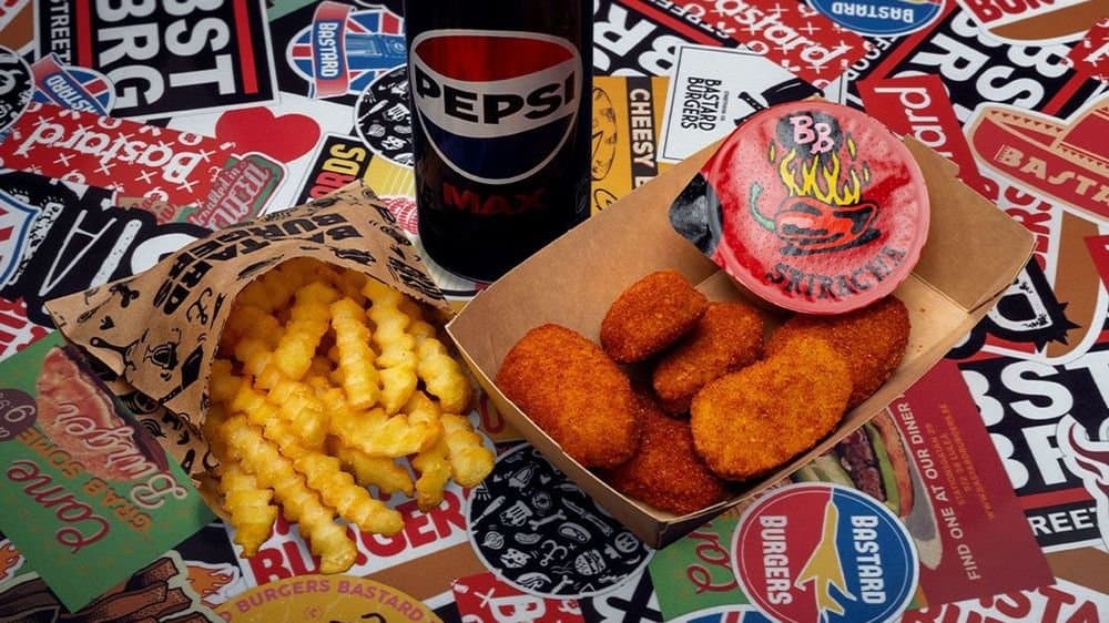 Spicy No Chicken Nuggets Meal 6 pcs