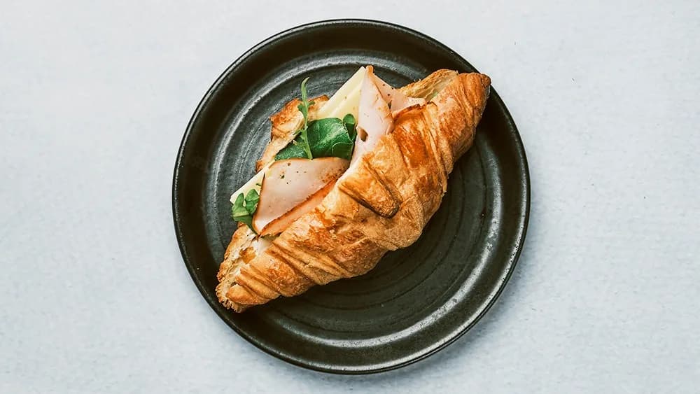 Croissant med Ost & Skinka