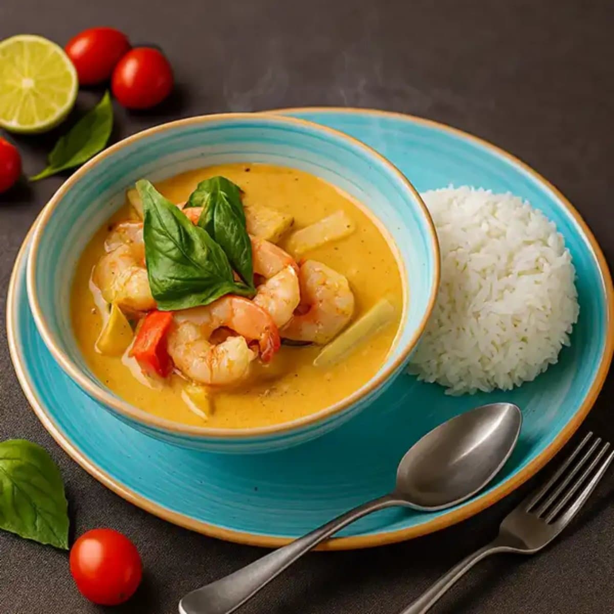 8. Röd Curry 🌶️🌶️